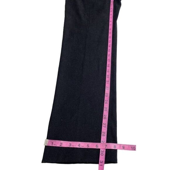 Rafaella Black Sueded Pique Stretch Straight Leg Career Pant Sz 8 NEW - Picture 5 of 8